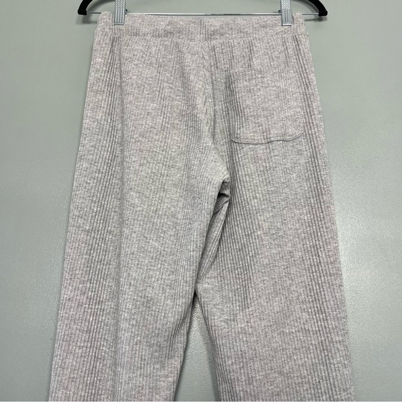 Alo Yoga Muse Sweatpant Joggers Ribbed Athletic Heather Grey Women’s Size S - Picture 5 of 10